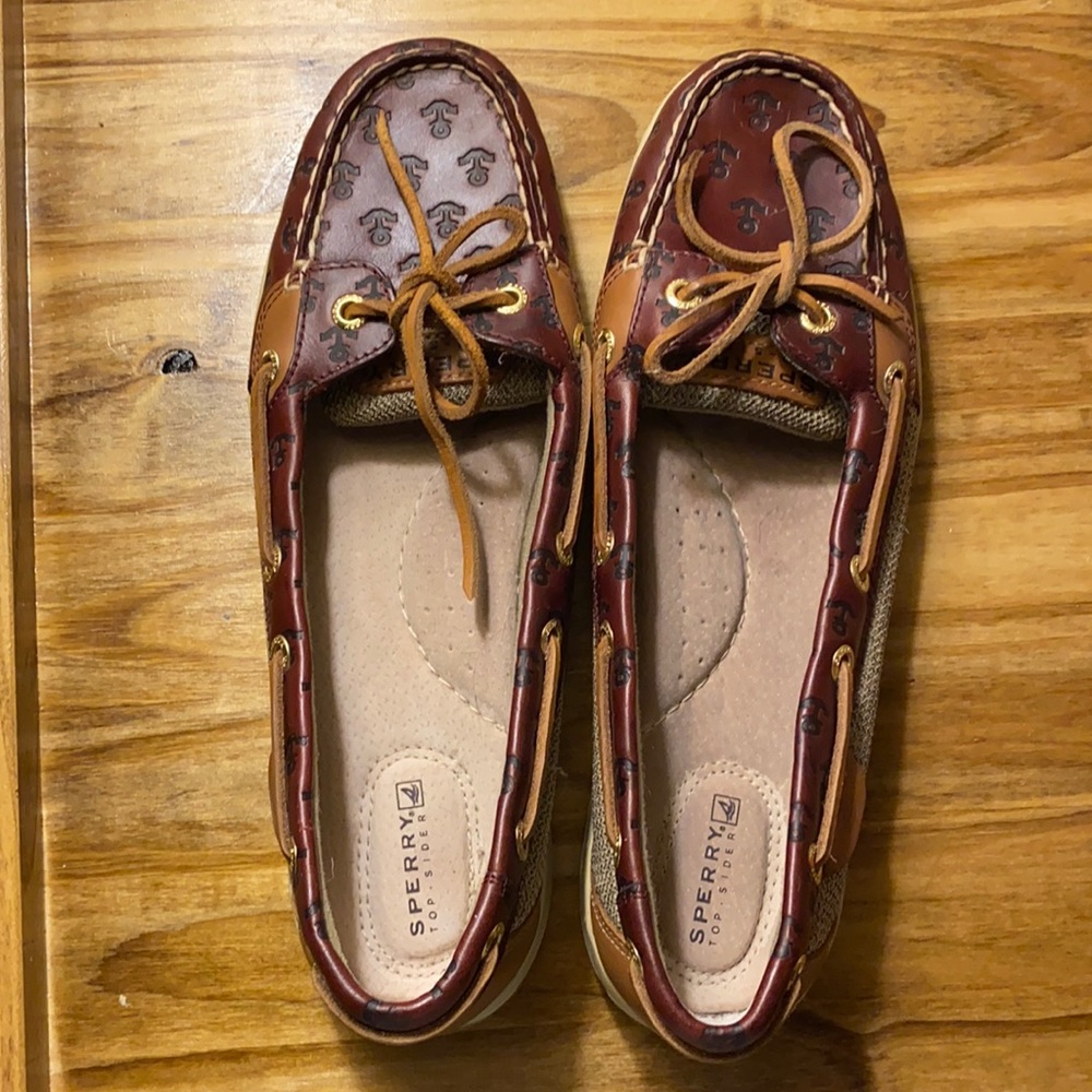 Sperry Top Sider Shoes with Anchor detailing